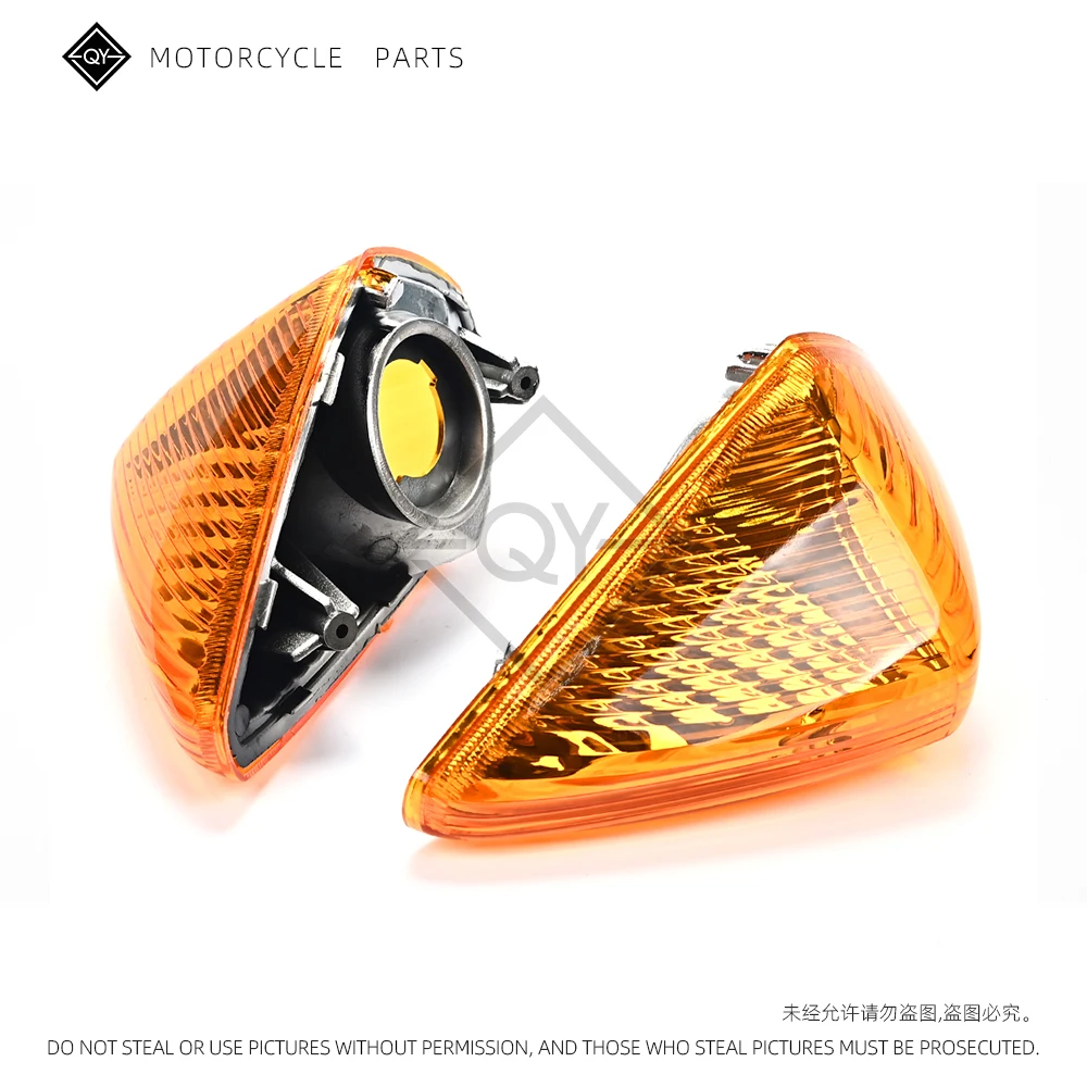 2Pcs/Set Lens Turn Signal Lamp Indicator Lights Blinkers For Honda VFR800 1998 1999 2000 2001 VFR800F RC46 Smoke Orange Clear 98