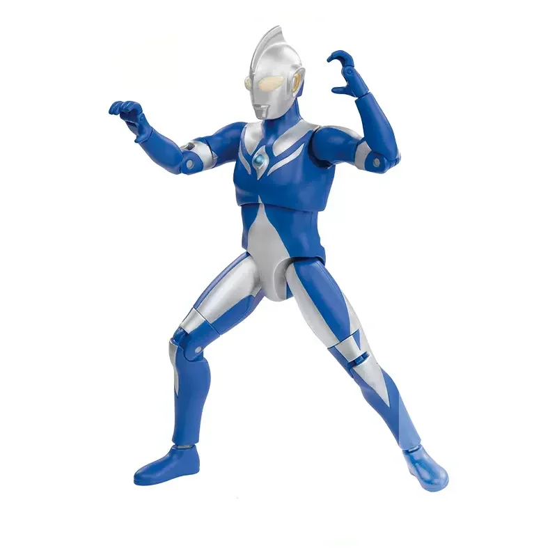 Bandai Original Ultraman Cosmos Mebius Anime Action Figure Toys for Boys Girls Kids Children Birthday Gifts Collectible Model