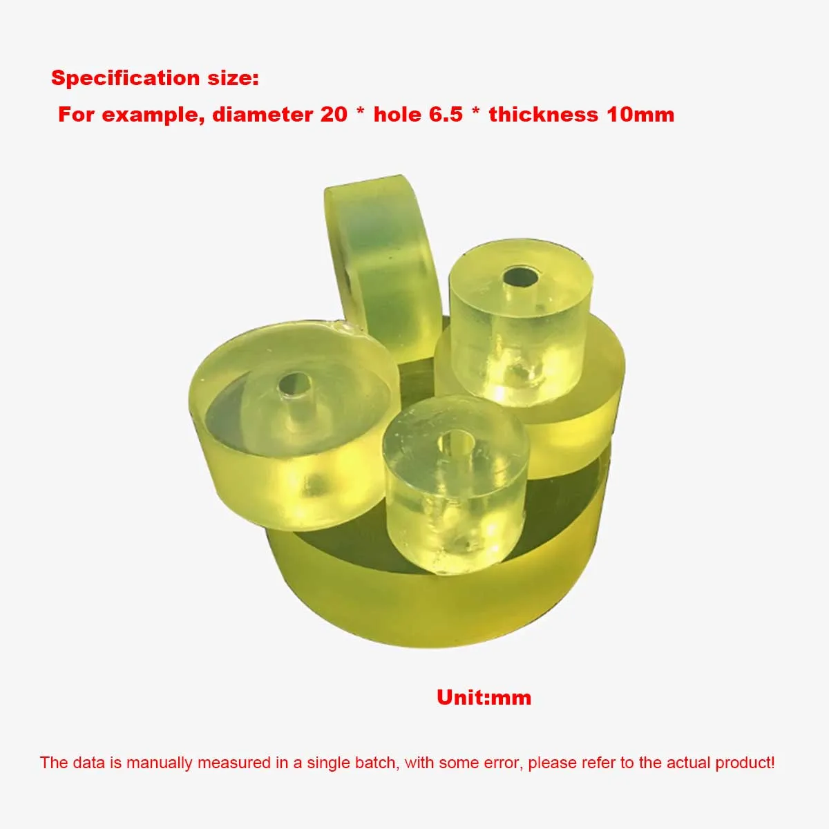 Polyurethane Gasket, Cushion Pad,  Rubber Shock-Absorbing Pad, 30/40/50