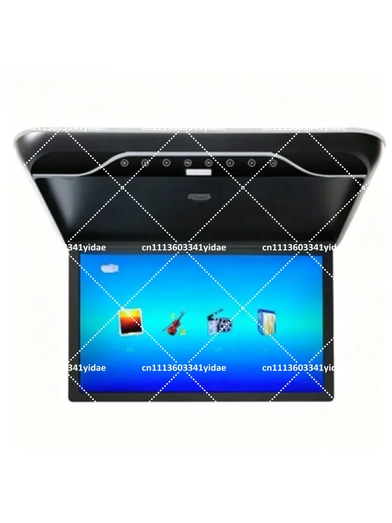 19 Inch Car Ceiling Monitor Multimedia Video Player with HDMI USB TF FM
