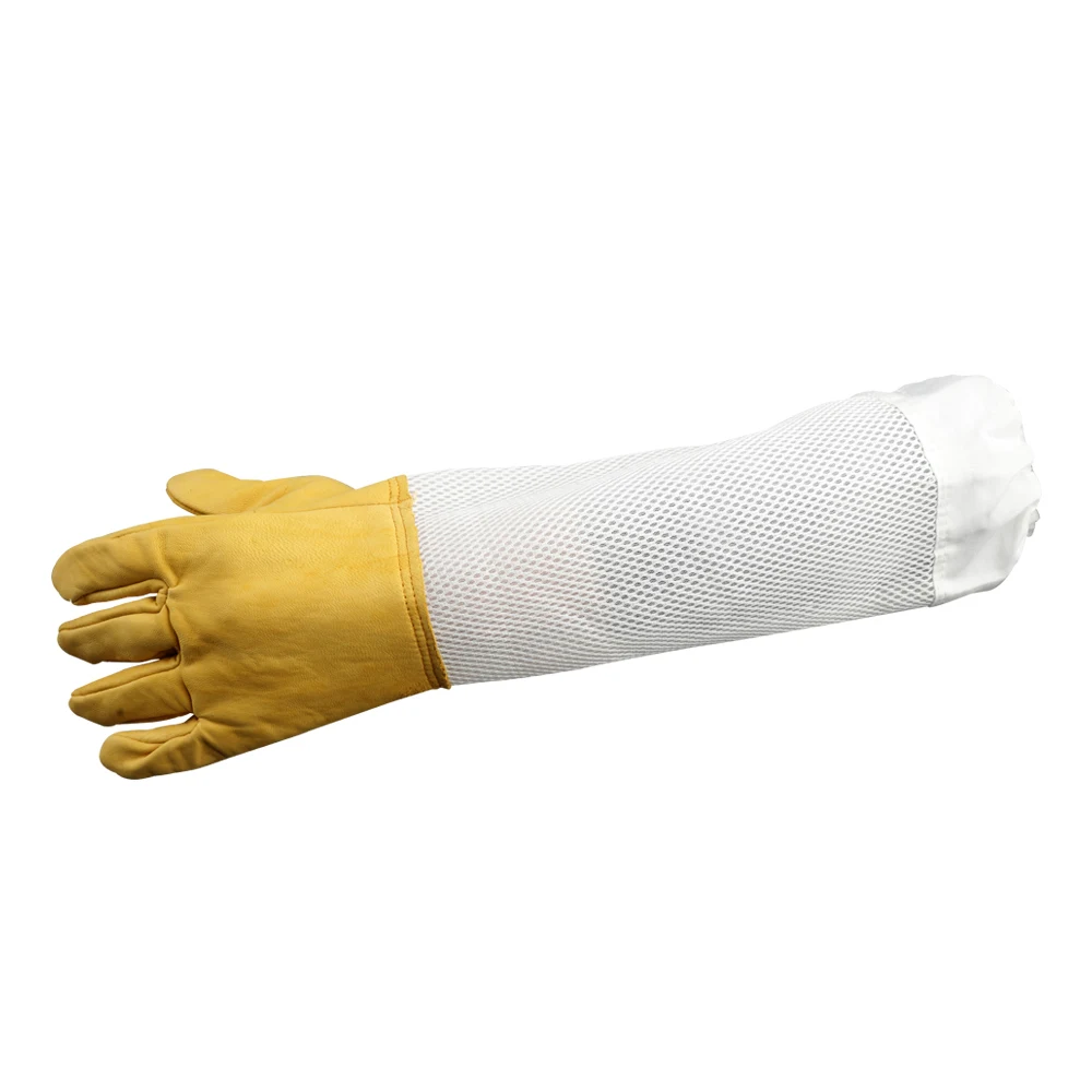 Beekeeping Gloves Bee Garden Farm Breathable Mesh Glove Beekeeper Equipment And Tools With Protective Sleeves