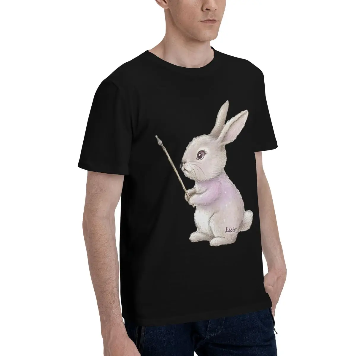 Motion Cute Bunny With Wand Tees Championship premium High grade Travel USA Size