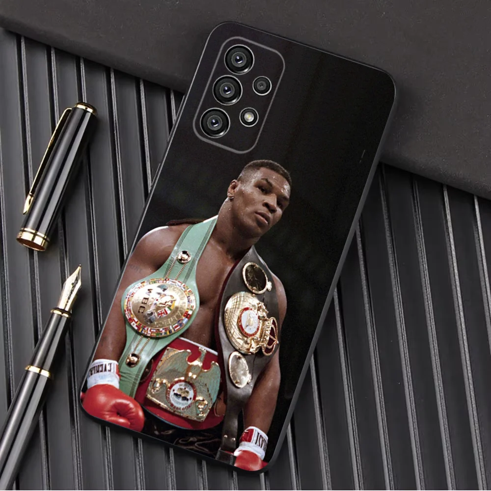 Mike T-Tyson Boxer Man Phone Case For Samsung Galaxy A13,A21s,A22,A31,A32,A52,A53,A71,A80,A91 Soft Black Shell