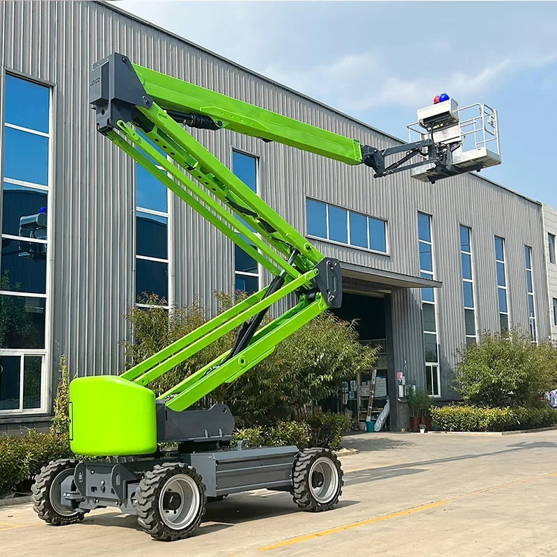 200kg Capacity Telescopic Boom Lifts Diesel Articulating  Lifting Device