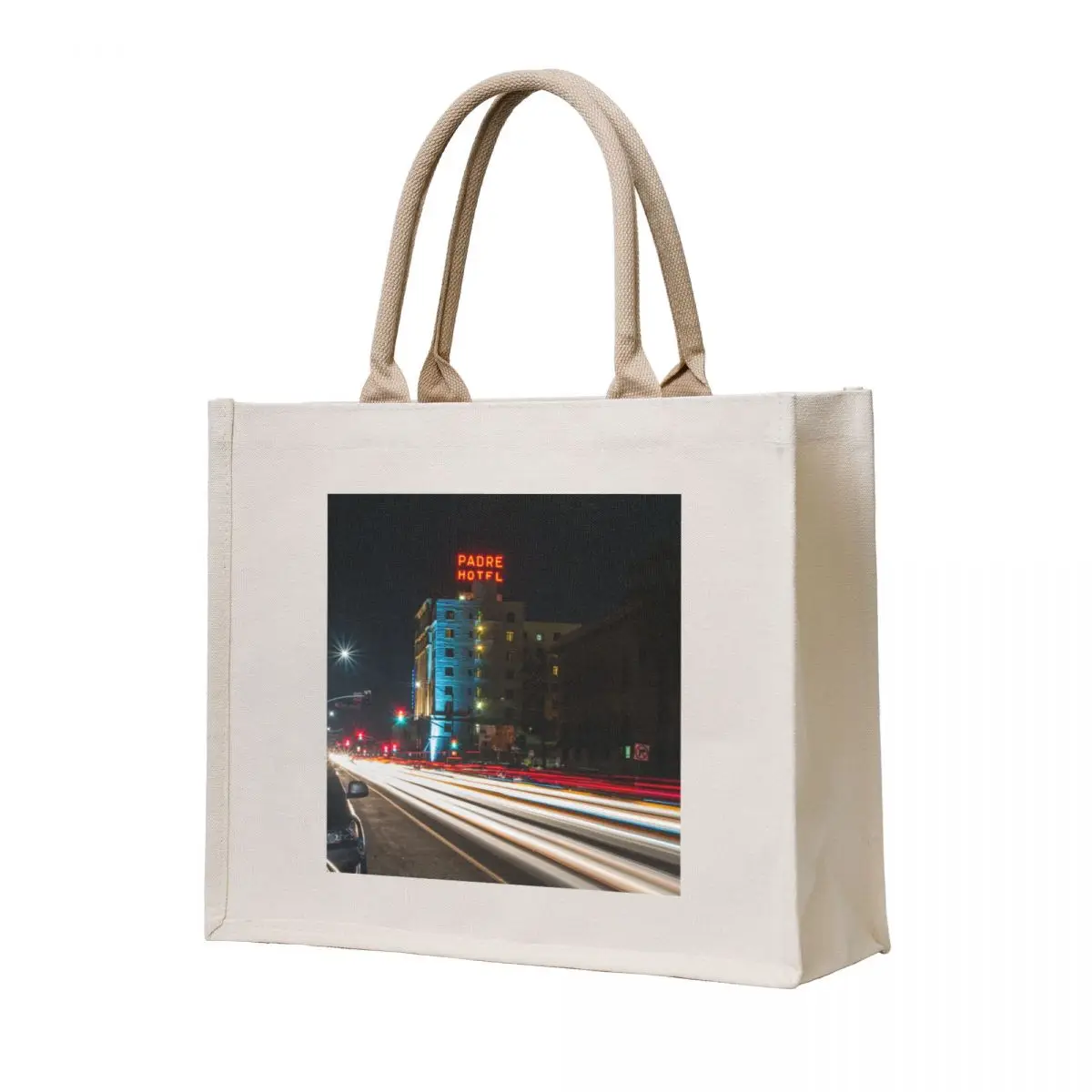 

Padre Hotel at Night Tote Bag cloth bag woman canvas bags Eco bag