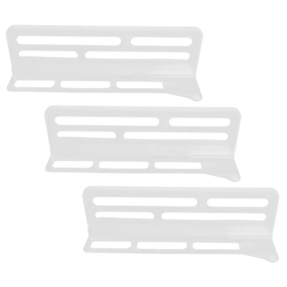 

3Pcs Refrigerator Divider PP Adjustable Organizer Partition for Kitchen Fridge Food Compartment Separation and Household Storage