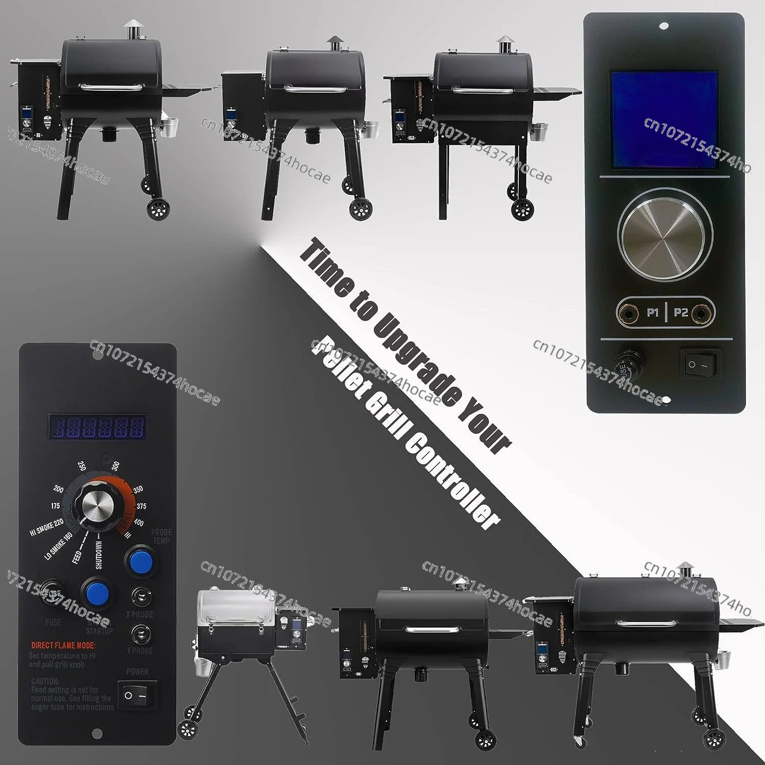 Gen 2 PID Grill Controller, Replacement Smoker Control Board Compatible with SG 24/30, SGX, DLX, XT, Pursuit
