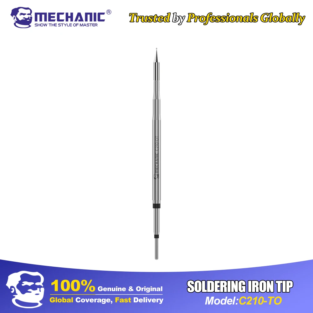 C210-TO All-in-One Soldering Tip with Heater, Fast 1-Second Heat-Up, Compatible with 210-Series Handles , Soldering Iron Tip