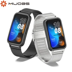 Strap For Huawei Band 10 9 8 Smart Bracelet Metal Strap Replacement Wristband Band for Huawei Band 9 Watch Accessories