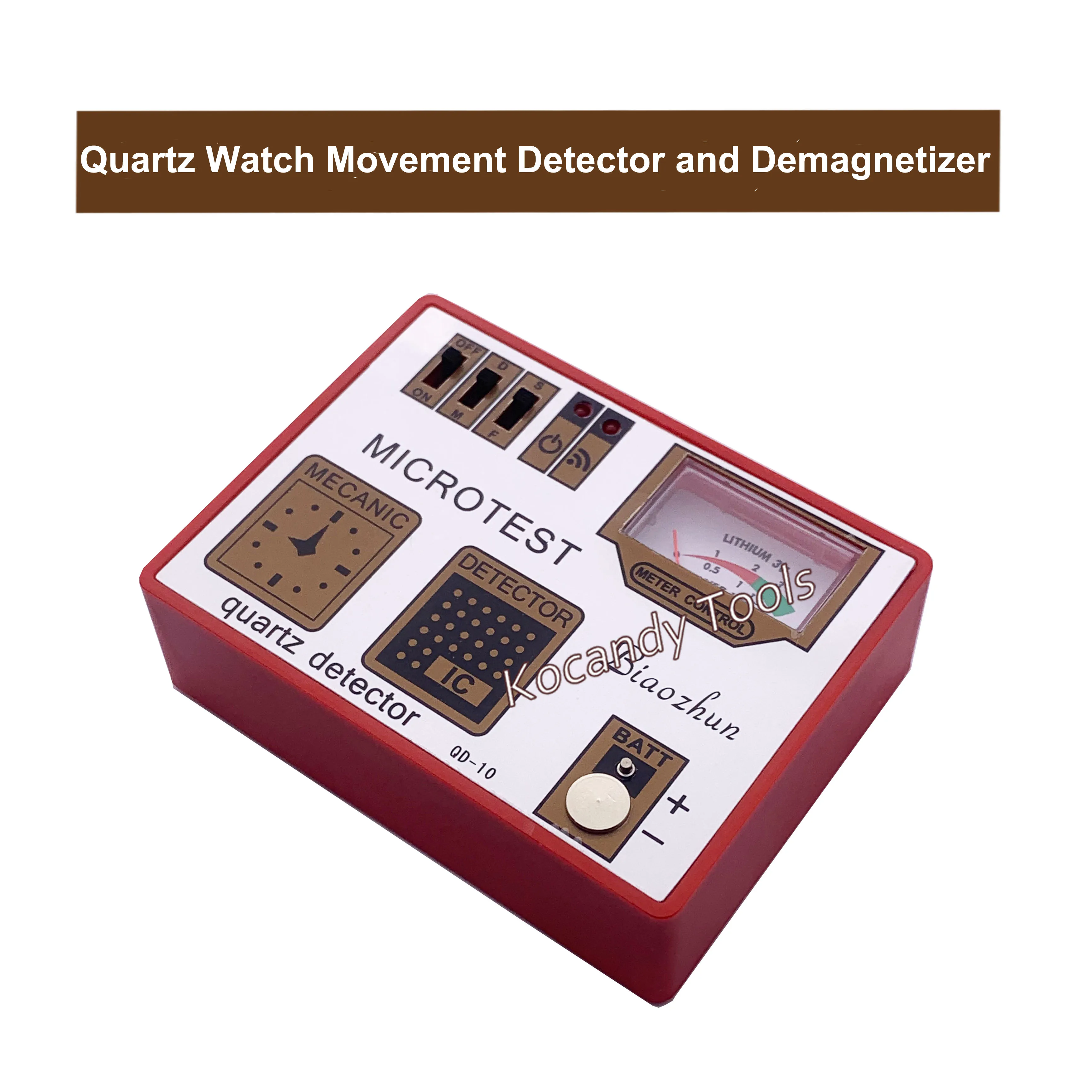 Quartz Watch Movement Detector Battery&Pulse Tester Multi-function Watch Analyzer QD-10 Watch Repair Instrument Tool