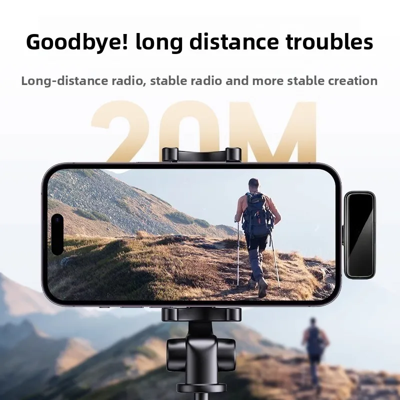 S16 무선 마이크 칼라 타입 무선 녹음 소음 감소 기기 (충전함 포함)