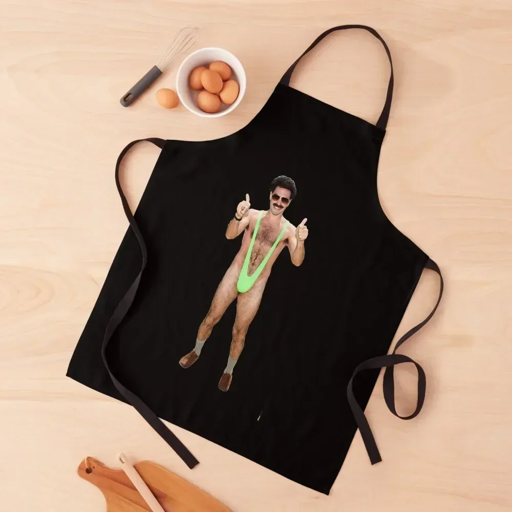 Mens Funny Borat Gifts For Birthday Apron kitchen woman Men's Kitchen Camping Kitchen Novel Accessories Apron