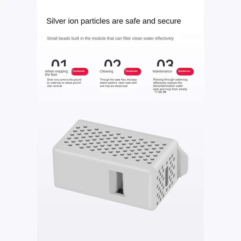 2 шт. для Narwal Freo X Ultra/J4 Ag + модуль стерилизации, Серебряный ионный аксессуар, робот