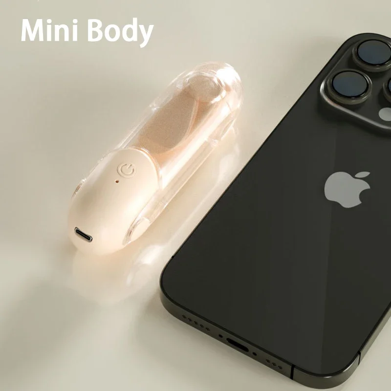 مروحة محمولة USB مروحة صغيرة محمولة قابلة للطي قابلة للشحن نوع-c شحن مروحة جيب شخصية للخارجية 3 سرعات مروحة مكتب صغيرة