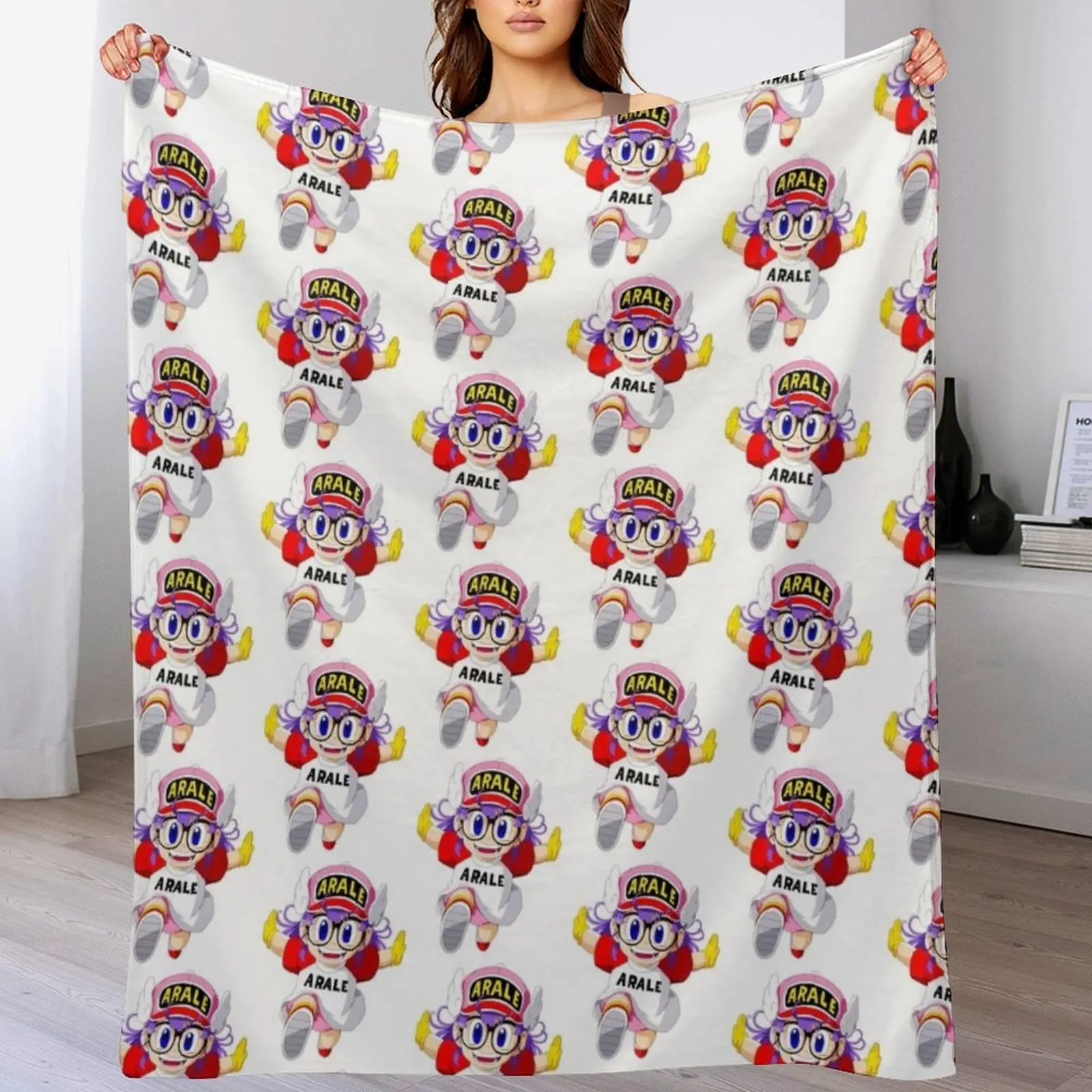 

ARALE Throw Blanket Ultra Soft Flannel Fleece Blanket for All Seasons