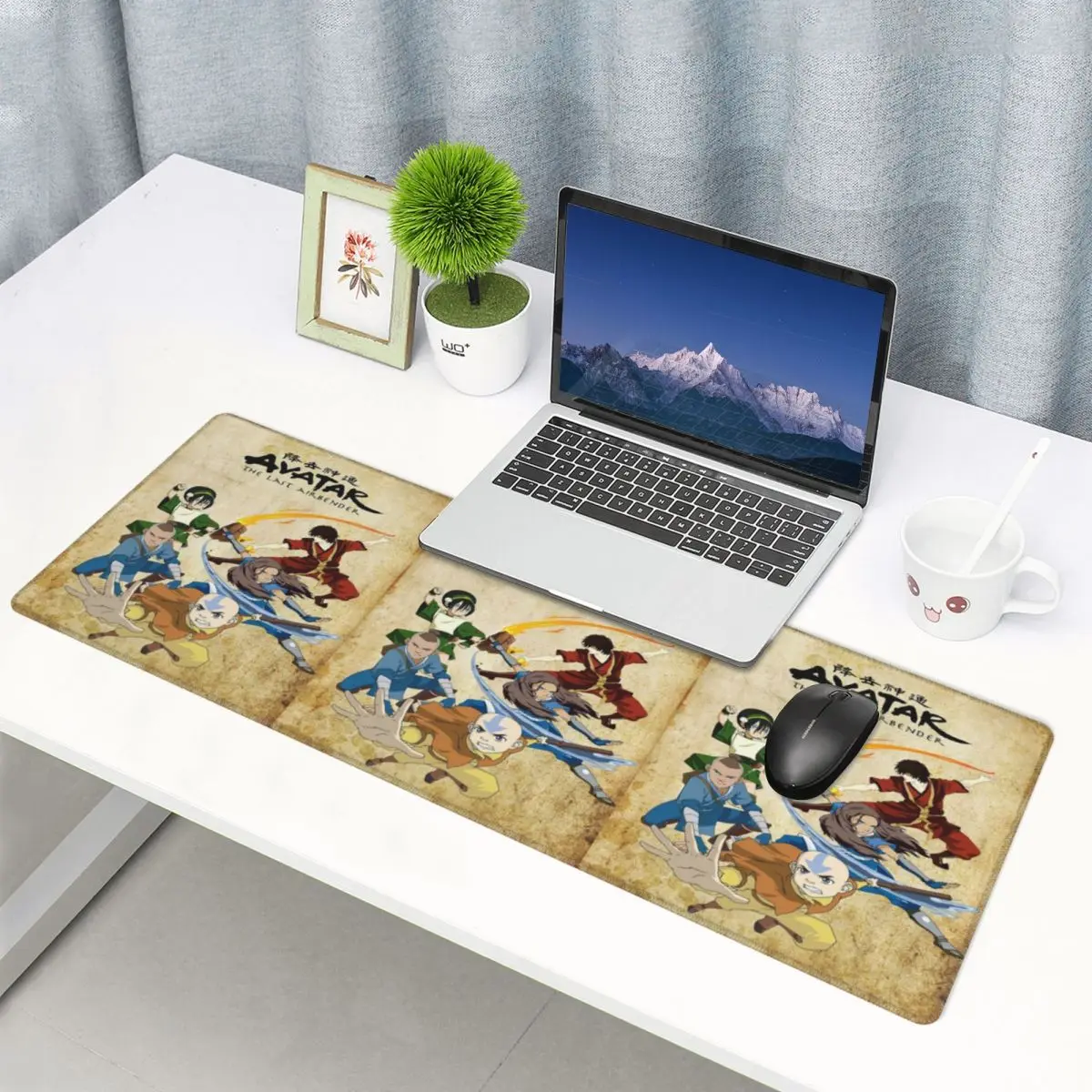 Large Mouse Pad Avatar The Last Airdobladora Cartoon Gamer PC Laptop Mats Keyboard Carpet Computer Gaming Desk Mat