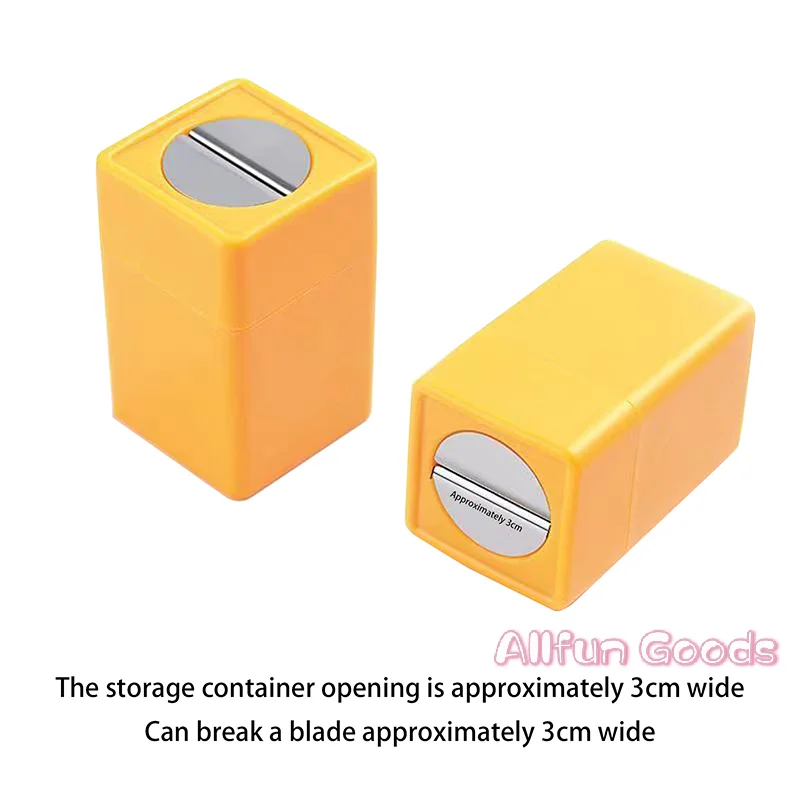 Professional Blade Disposal Container Snap Off Knife Waste Damaged Blade Storage Box Tinting Film Sticker Cutting Tool Can