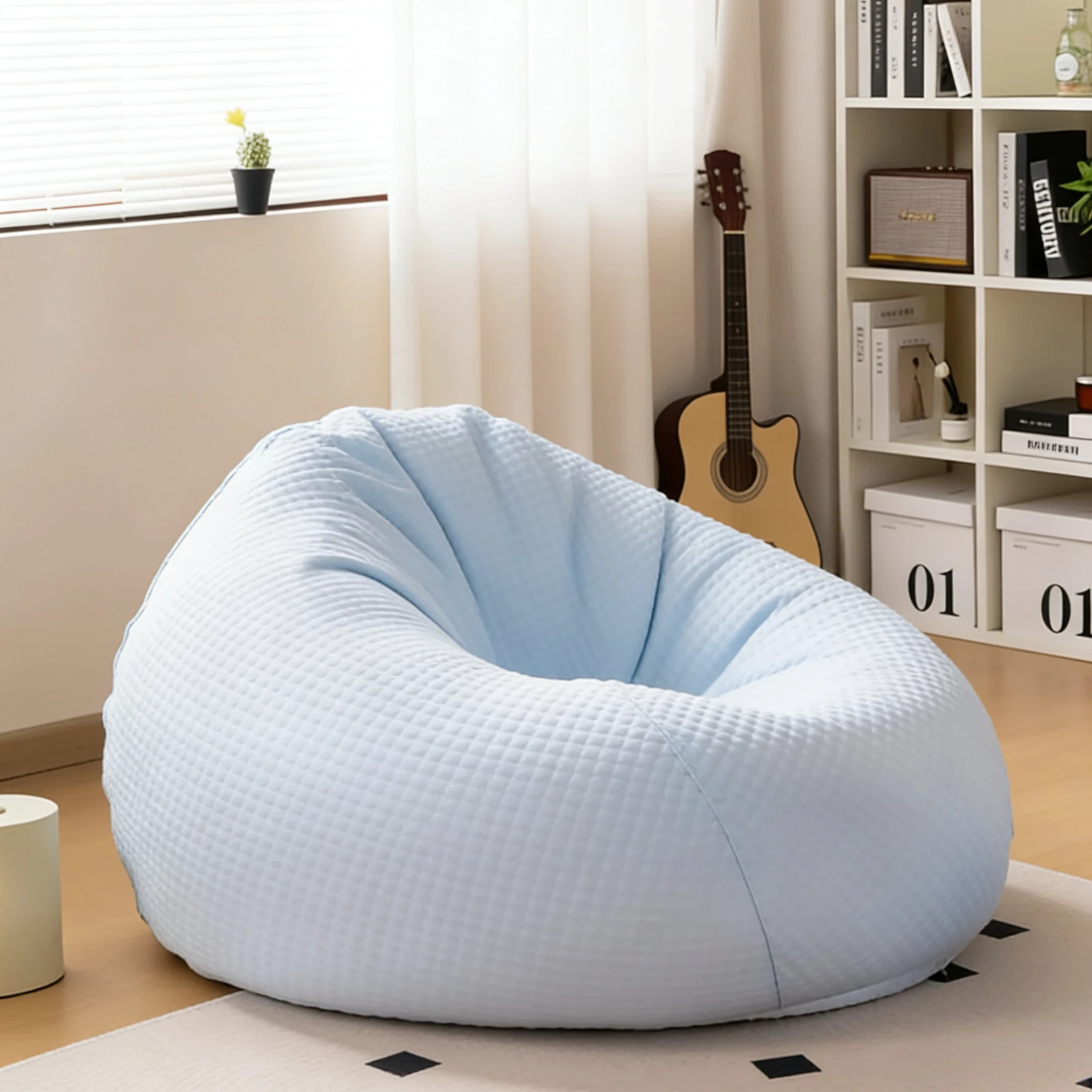 

2025 Bean Bag Sofa Bed Lazy Floor Sofa For Sitting Sleeping Small Couch For Bedroom Tatami Window Seat Floor Lounger Kids Room