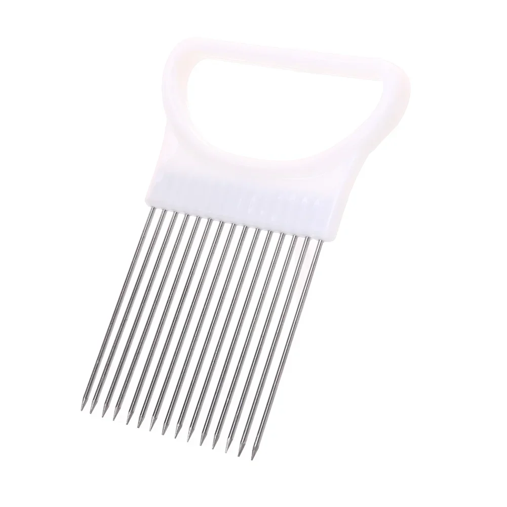1Pc Multifunction Onion Tomato Cutting Vegetable Slicer Cutter Gadget Chopper Aid Guide Holder Slicing Kitchen Tools