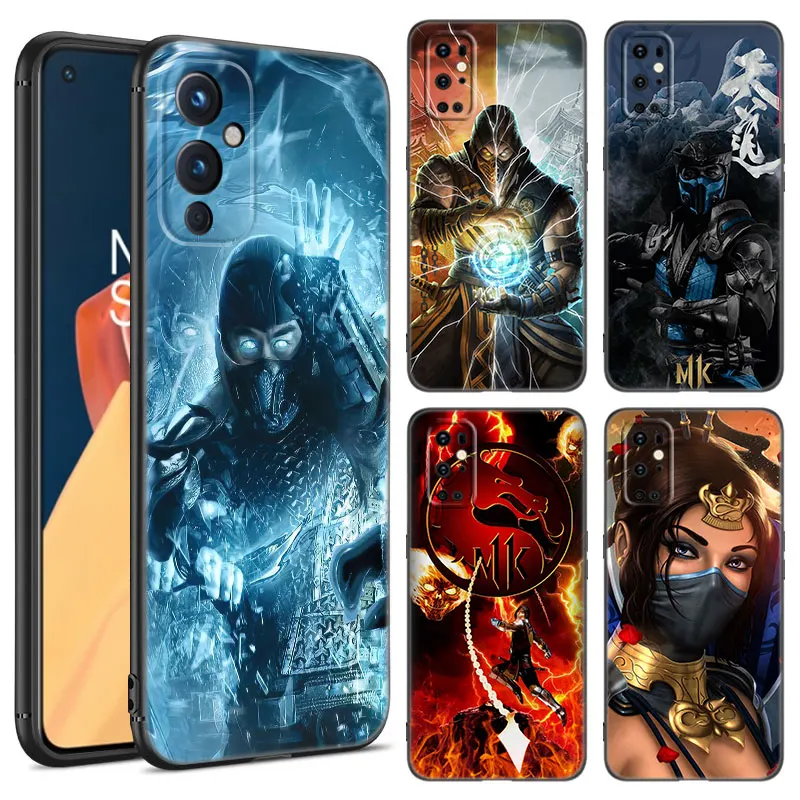 Game Mortal Kombat Black Silicone Phone Case For OnePlus 9R 10R 11R 12R ACE 2 Pro 2V 3V Nord CE 2 3 Lite 4 N10 N20 N30 SE 5G