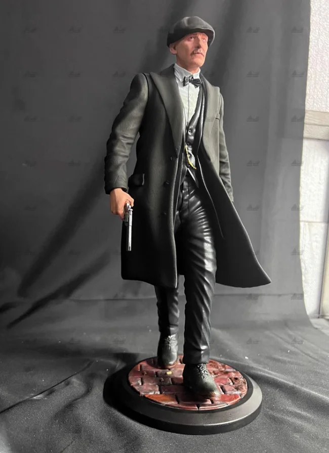 1/24 75mm  1/18 100mm Resin Model Gang  Gunner Figurine Sculpture Unpainted 1/24 7.5cm figure 1204