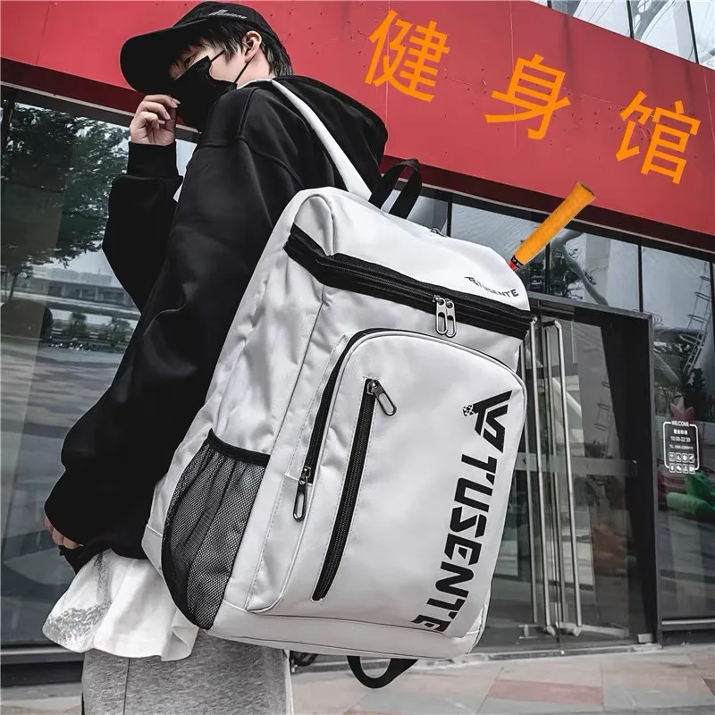 Tennis Bag Large-capacity Badminton Sports Backpack Daily Portable Court Racket Bag Outdoor Multifunction Travel Bag Men Women
