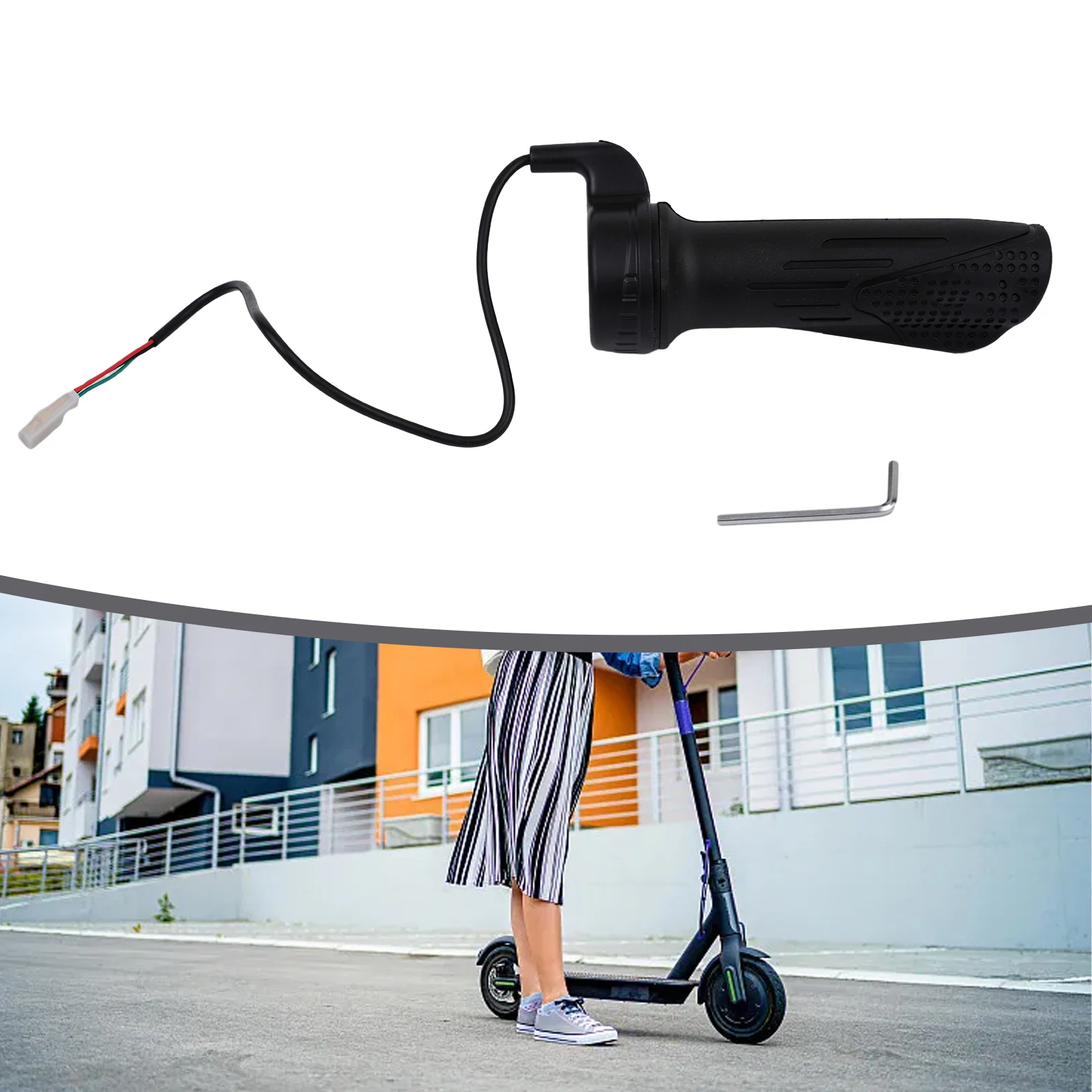 

Bike Speed Control Handle Speed Control Handle Grip Length 11.5cm ABS+ Rubber Accessories Adjustable Electric Bicycle Tool