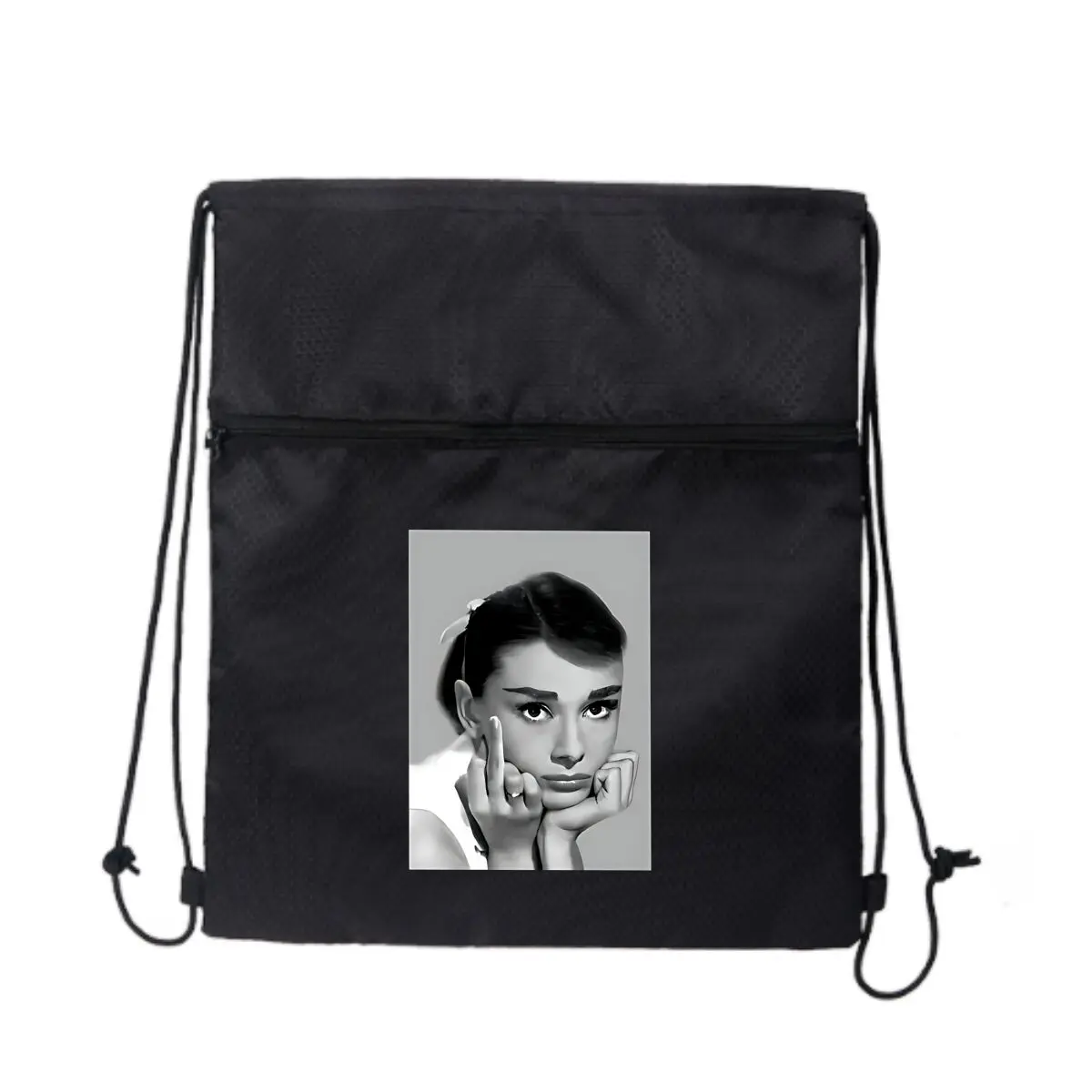

Классический портативный дорожный рюкзак с портретом актрисы, легкий простой спортивный рюкзак