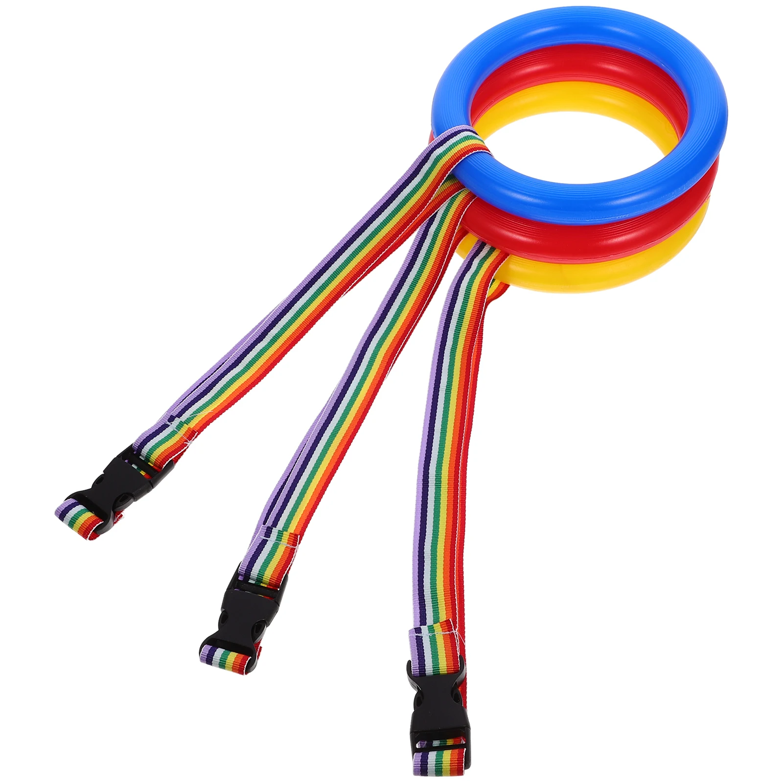 

3pcs Walking Ropes Blue Red Yellow Walking Rope For Preschool Single Ring Safety Kid Leashes Preschool Detachable Portable