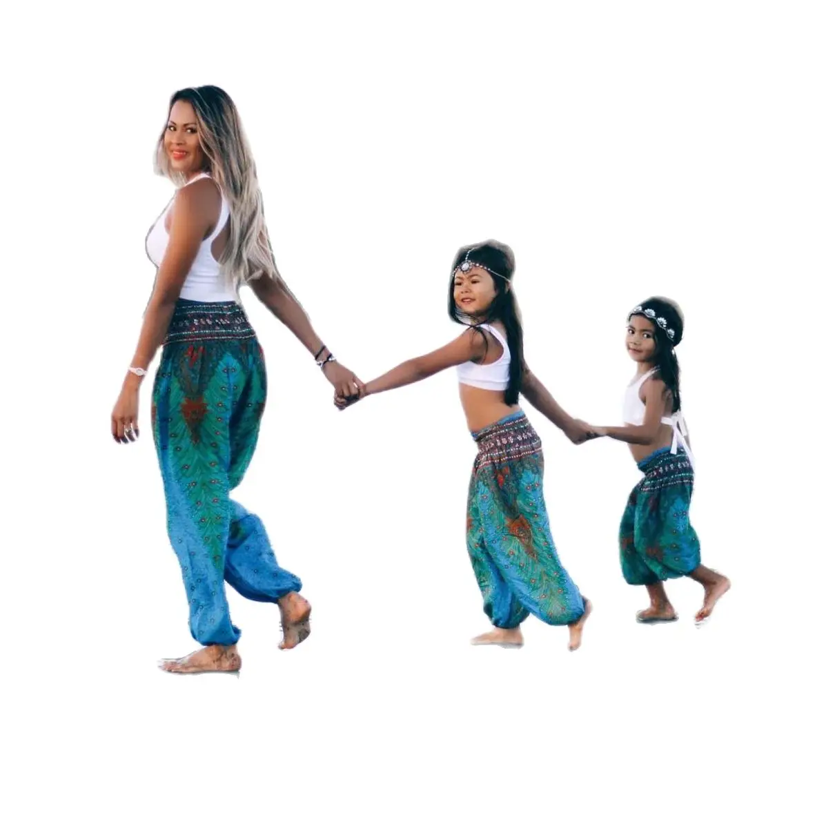 Family Matching Pants Yoga Trousers Mom Daughter Son Clothes Baby Mother Daughter Family Matching Outfits Family Look Beach