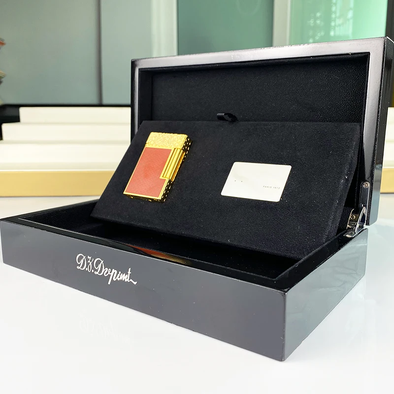 

Langsheng Lighter Pure Copper Customized Gift for Boyfriend High end Steel Sound Grinding Wheel Vintage Genuine Inflatable Light