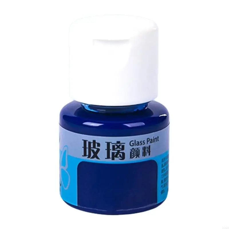 Colorful Glass Paint Permanent Stain Glass Paints for Gallery,Window,Wine Glass 