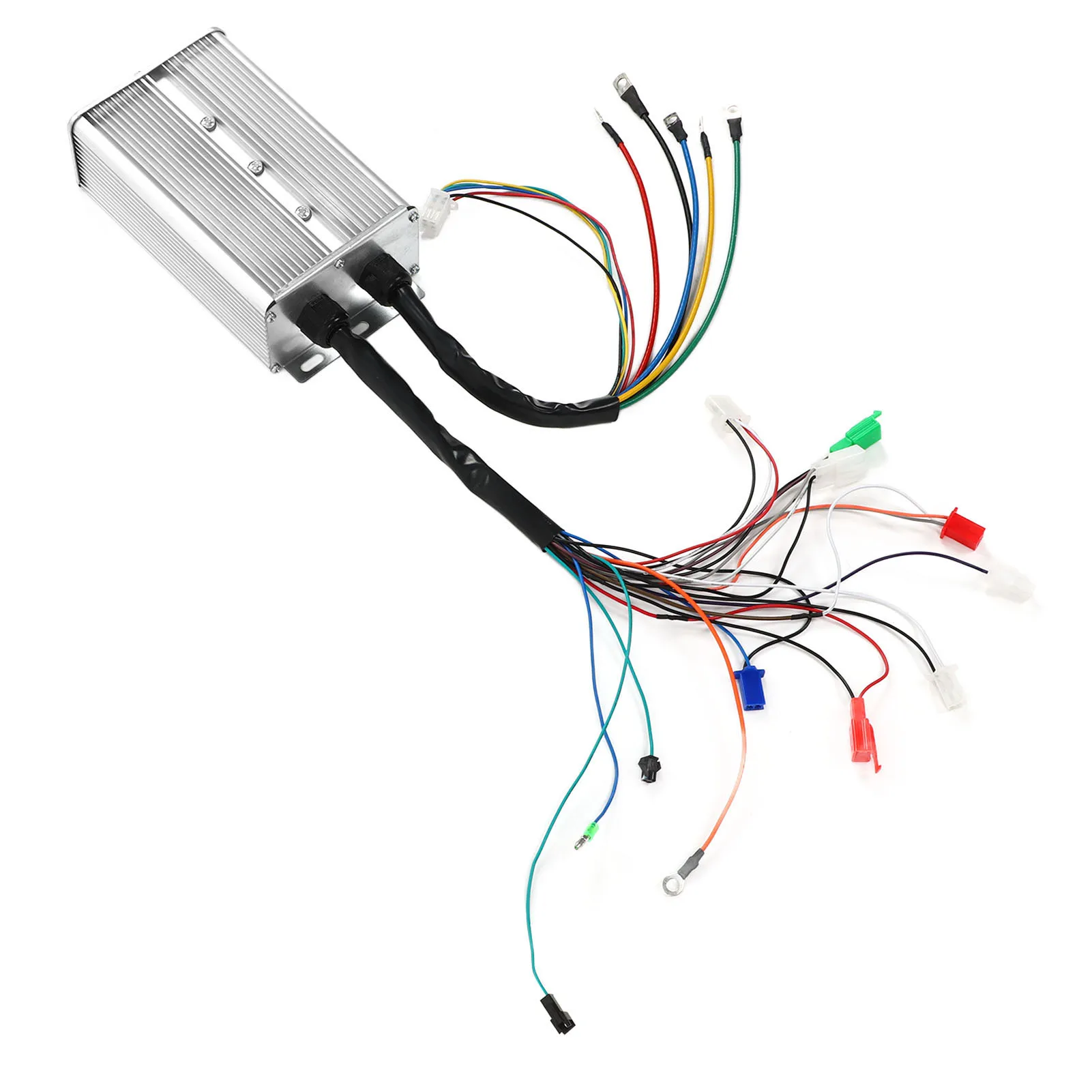 

Electric Bike Brushless Motor Controller 72V 84V 1500W 18 Tube Dual Mode Aluminum Alloy Brushless Controller