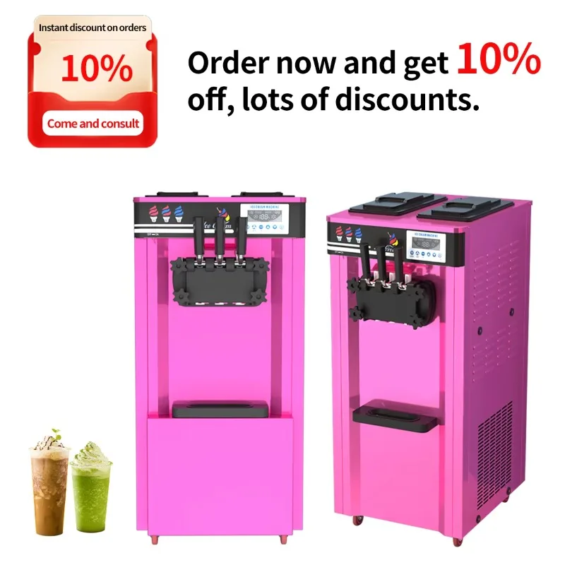 Ice Cream Making Machine Fast Defrost Mechanism Shortens Equipment Sanitation Time When Replacing Different Raw Material Flavors