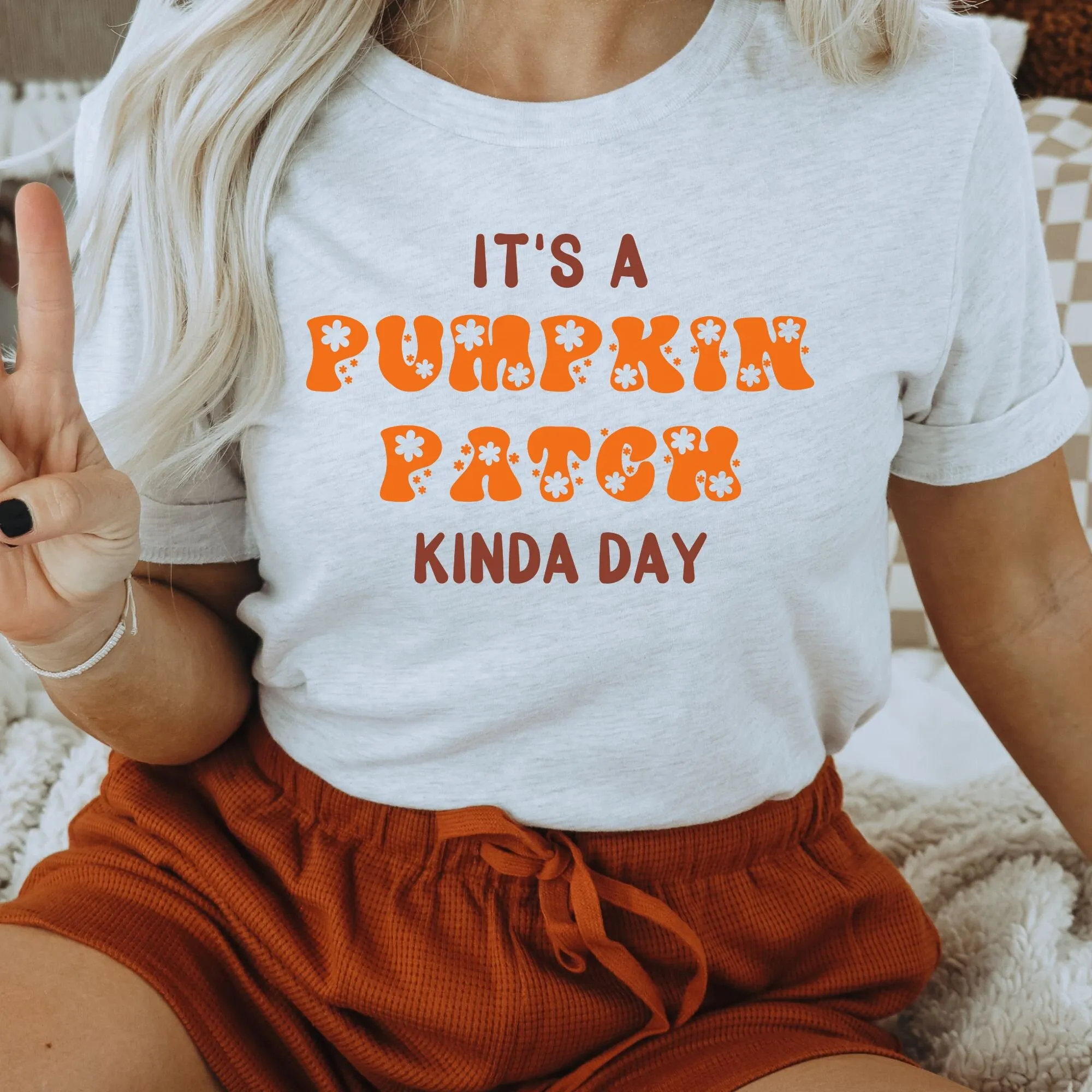 

Рубашка с нашивкой тыквы, сбор поле, поездка на осень для мамы, модная женская футболка в стиле ретро