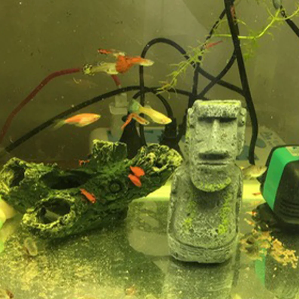 

2Pcs Abstract Island Statue Fine Craftsmanship Resin Ornament for Bedroom Study Living Room Decorative Piece Island Statue