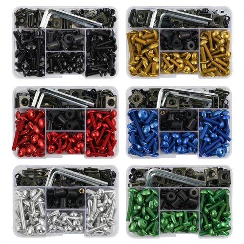 Tornillos de carenado completos para motocicleta, 190 Uds., para Xadv Yamaha R15 V2 Bmw S1000xr Bmw R1150r Honda Cb500x Er6n