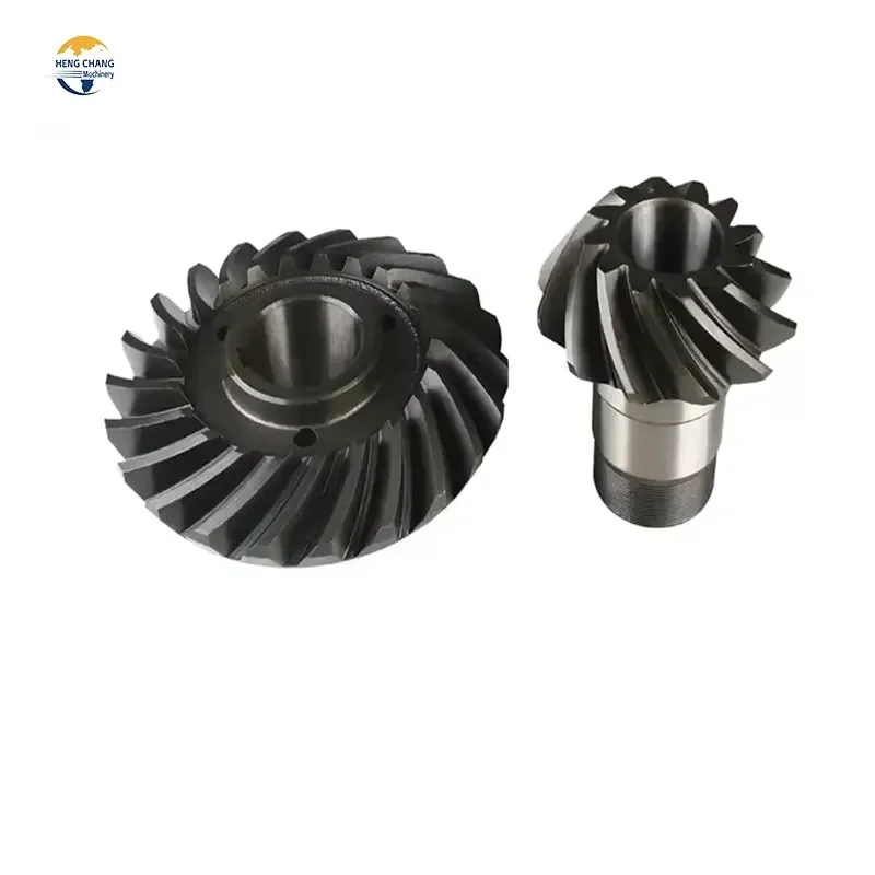 Professional Factory Manufacturer Straight Spiral Bevel Gear Set Crown Wheel & Pinion