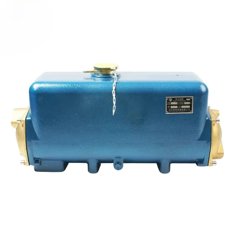 Powerful Intercooler for Marine Engines Water to Water Heat Exchanger