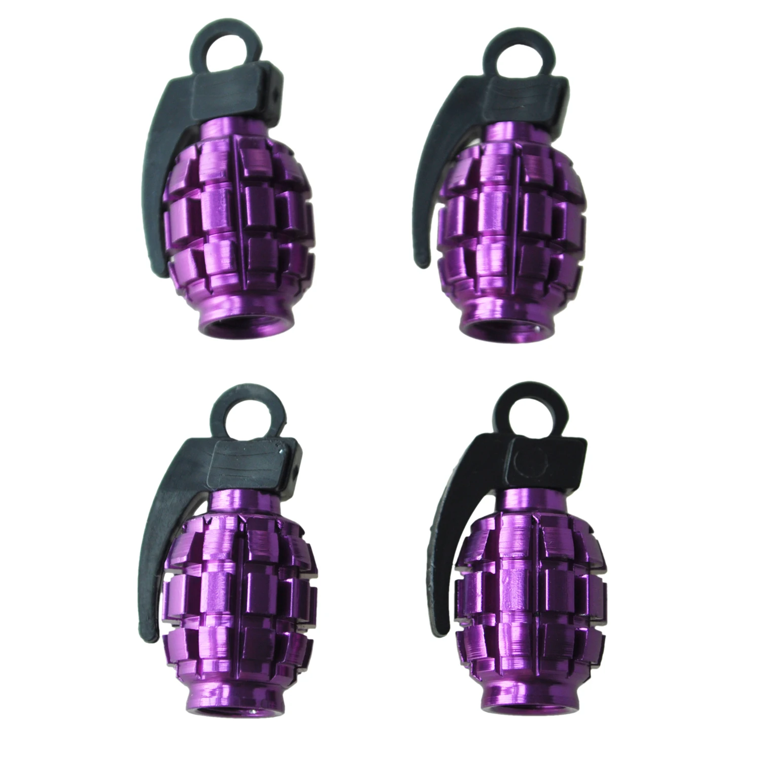 

Purple Grenade Shaped Cool Car Tire Tyre Valve Cap