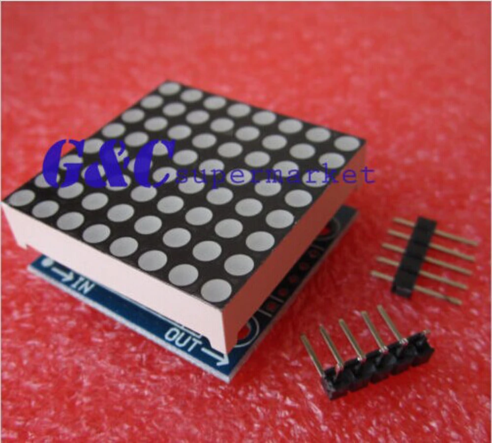 MAX7219 dot matrix module microcontroller module display module MCU Control Driver For Arduino diy electronics