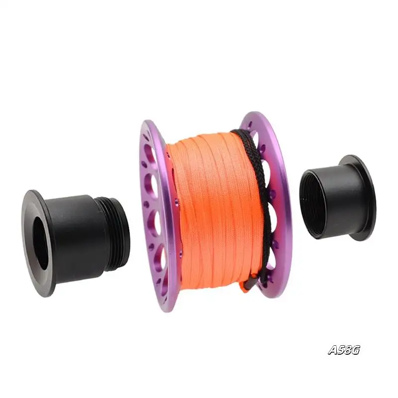 

Safety-Enhanced Scuba Diving Reel With Centre Shaft Axles For Underwater Activities