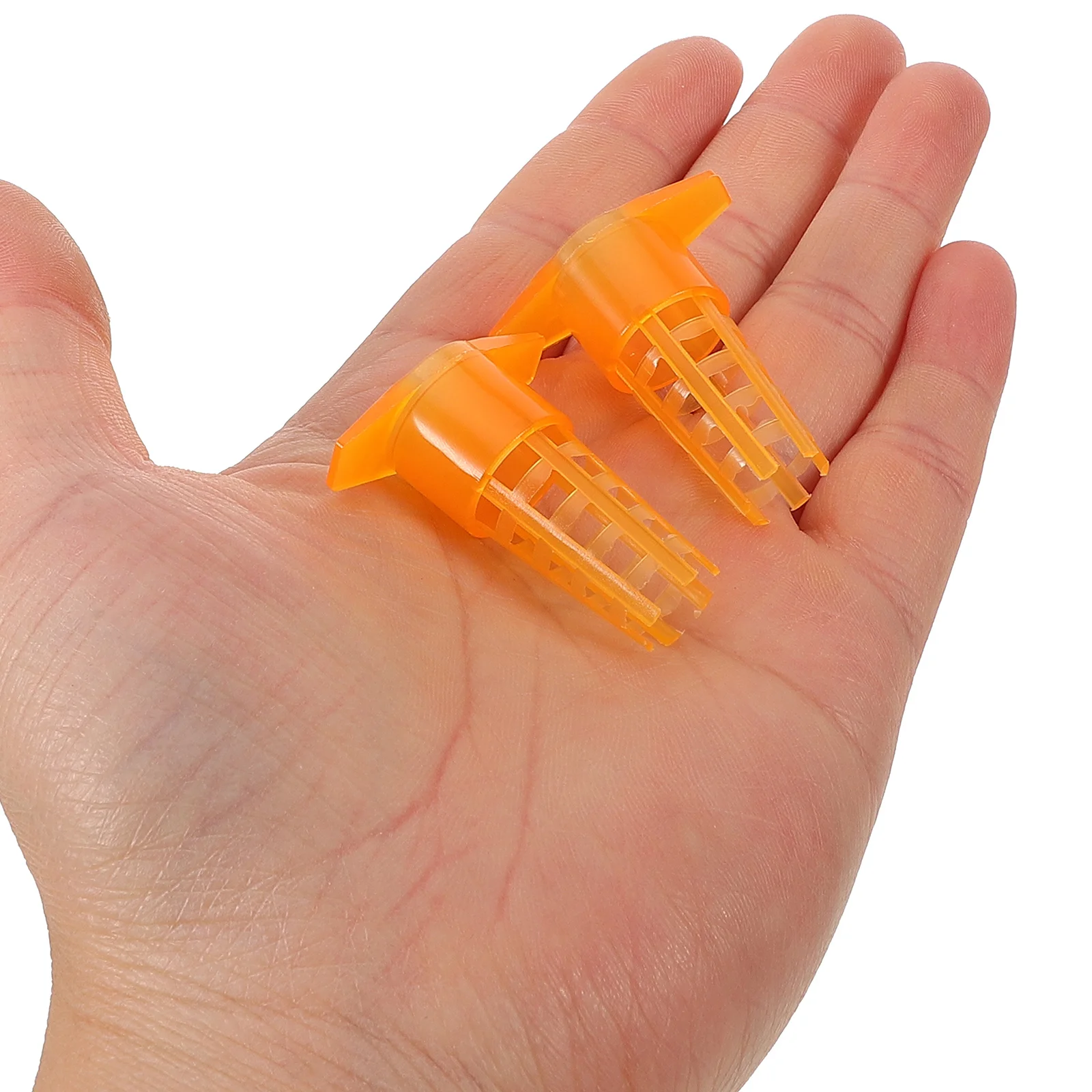 

100pcs Bee Cage Protective Cell Protector Plastic Apiculture Tools Beekeeping Durable Lightweight Storage Uneven
