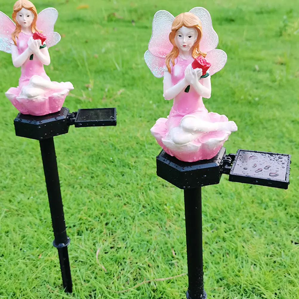 

Fairy Solar Ground Plug Light Lights for outside Pathway Lighting Landscape Lamp