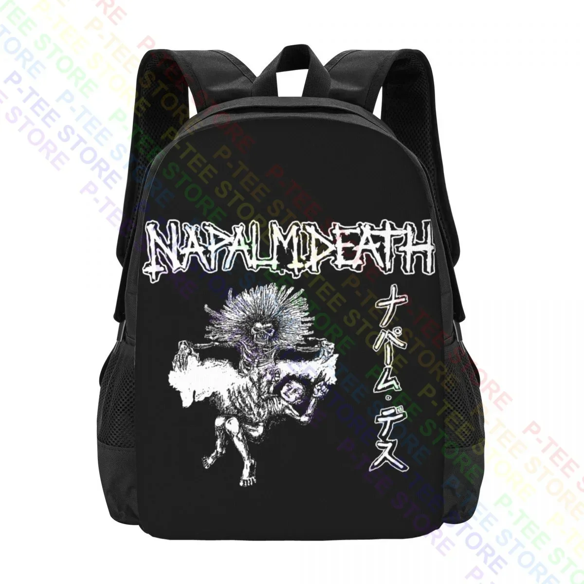 Napalm Death Split Punk Crust Grindcore Thrash Metal BandsBackpack Large Capacity Vintage Art Print