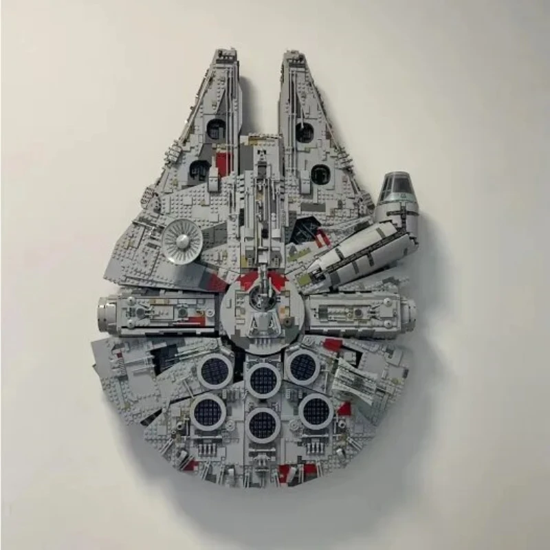 MINISO el gran barco Millennium Falcon bloques de construcción compatibles 75192 05132 juguetes para niños regalos de cumpleaños y Navidad