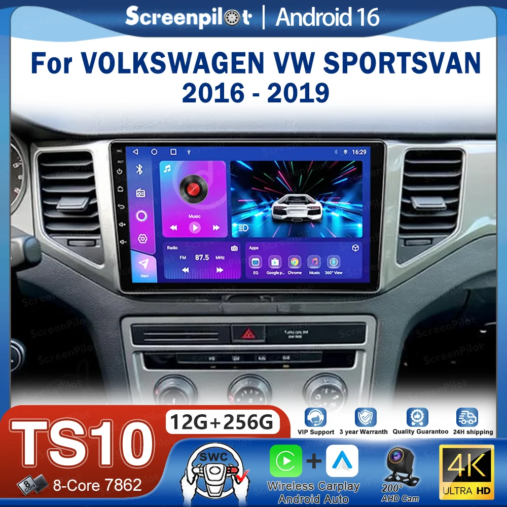 Android 16 Car Radi…