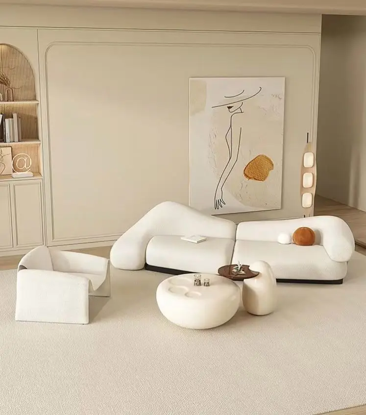 Simple Creative Alien Small Unit Living Room Beauty Salon Reception Sofa Combination