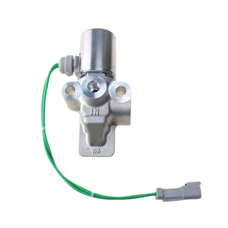 

Durable-1 PCS 24V 174-3705 1743705 Solenoid Valve Assembly Silver Metal For Caterpillar CAT 120H 135H 140H 160H 160K 163H 120K 1