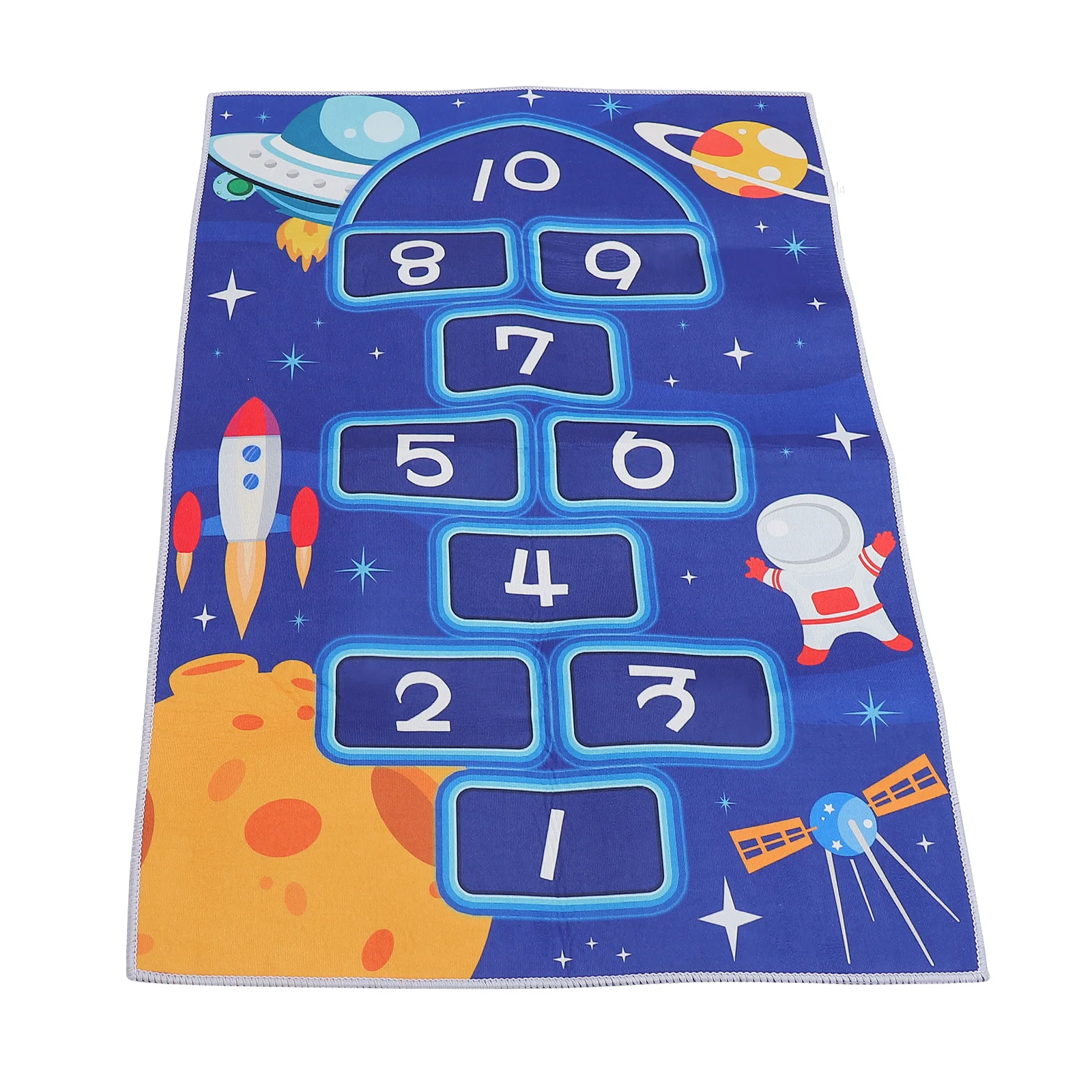

Hopscotch Floor Mat Kids Play Rug Cartoon Patterns Bright Colors Educational Crawling Mat Large Area Children Room Carpet